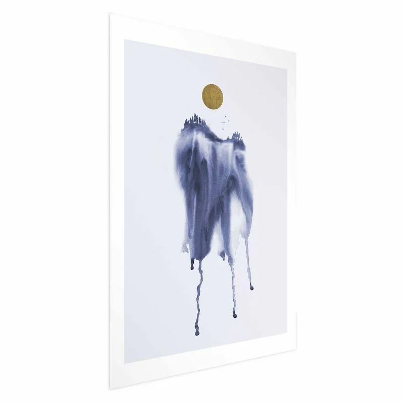 Plakat - Akwarelowa abstrakcja - obrazek 1