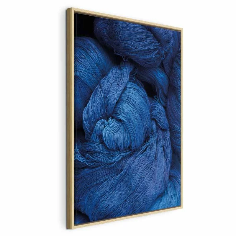Obraz - Niebieska włóczka (1-częściowy) pionowy - obrazek 1