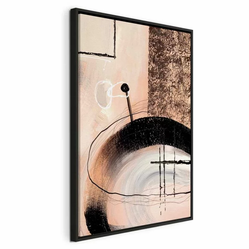 Obraz - Sztuka kształtów (1-częściowy) - abstrakcja ręcznie malowanego dzieła - obrazek 1