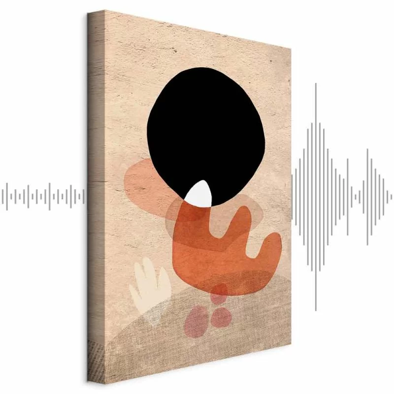 Obraz - Czarny kamień (1-częściowy) pionowy - obrazek 1