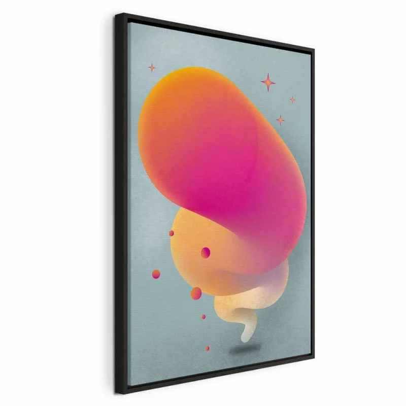 Obraz - Różowa smuga (1-częściowy) pionowy - obrazek 1