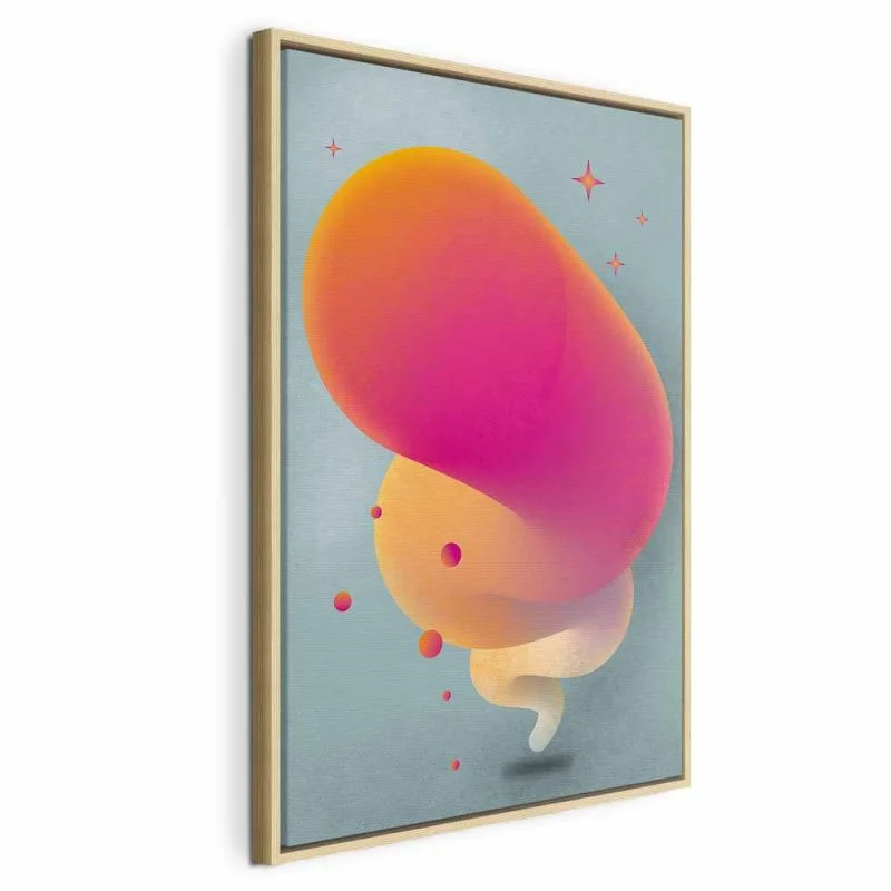 Obraz - Różowa smuga (1-częściowy) pionowy - obrazek 1