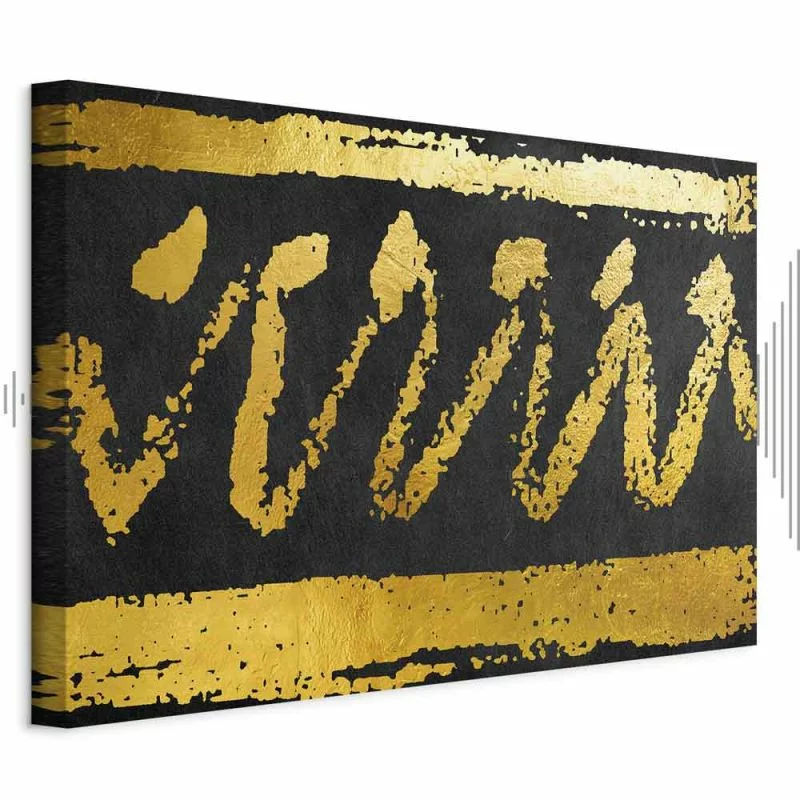 Obraz - Złota pieczęć (1-częściowy) szeroki - obrazek 1