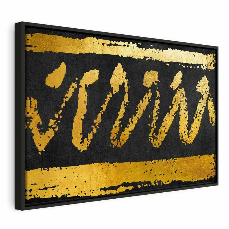 Obraz - Złota pieczęć (1-częściowy) szeroki - obrazek 1