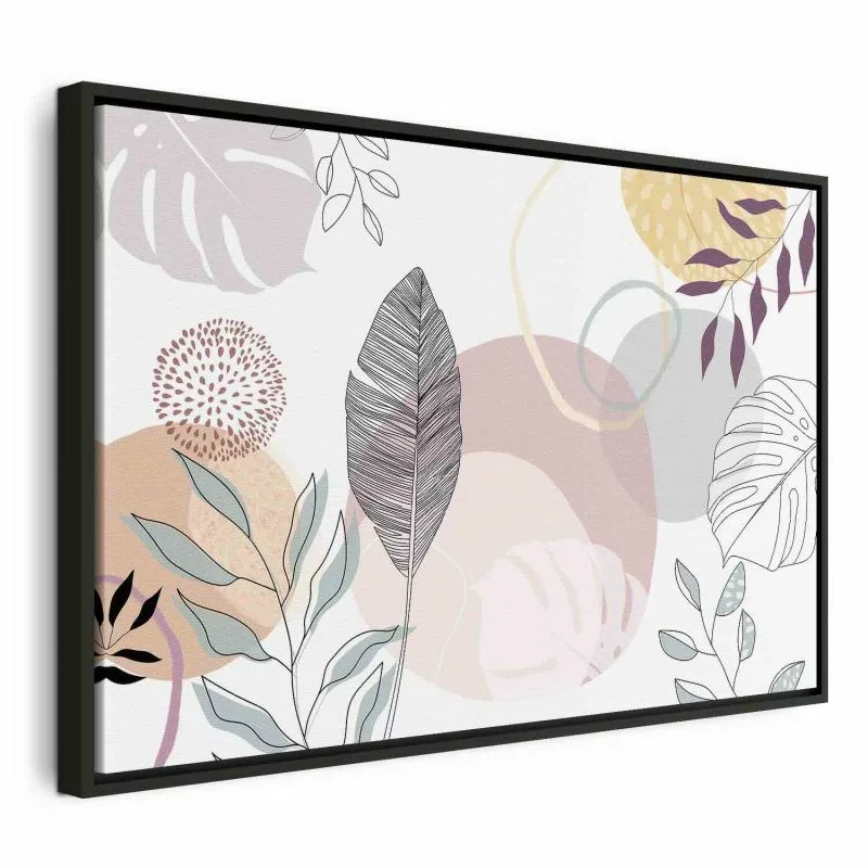 Obraz - Pastelowa grafika liniowa - obrazek 1