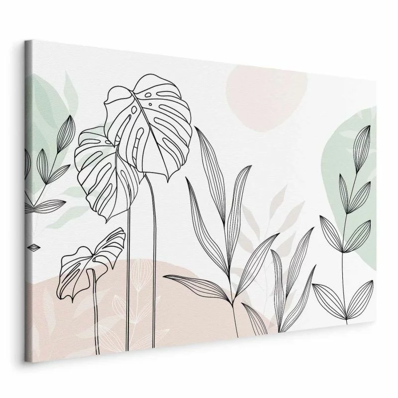 Obraz - Line art w pastelach - obrazek 1