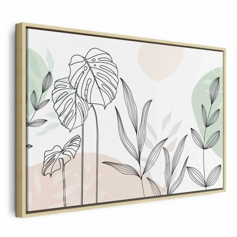 Obraz - Line art w pastelach - obrazek 1