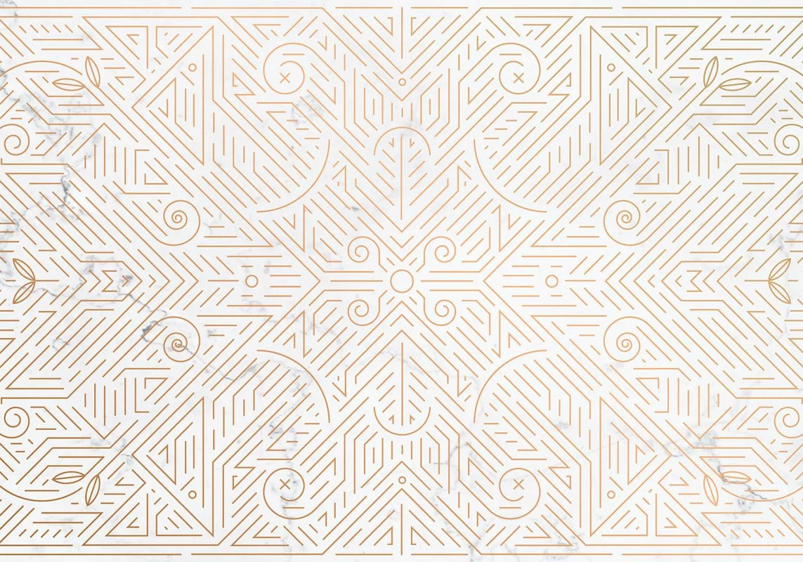 Fototapeta - Wzór geometryczny odcienie złota i kamień marmuru - obrazek 1
