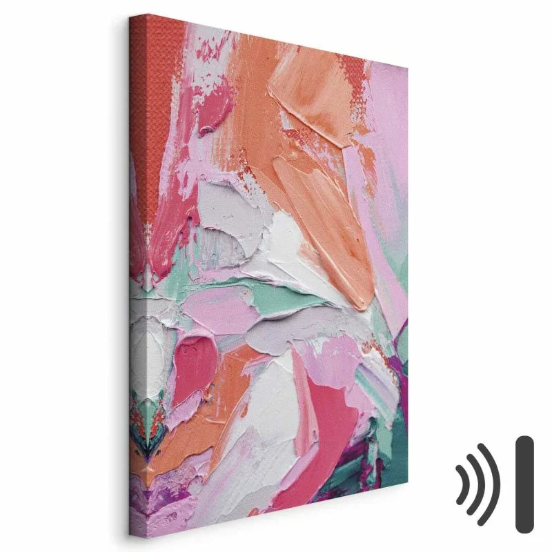 Obraz - Energetyczne Barwy - abstrakcyjna kompozycja z intensywnymi kolorami - obrazek 1