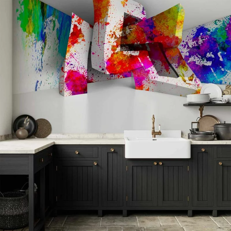 Fototapeta - Trójwymiarowe kształty - obrazek 1