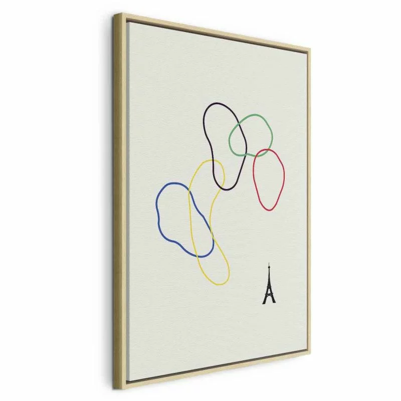 Obraz - Kolorowe koła- grafika cyfrowa - minimalizm - obrazek 1