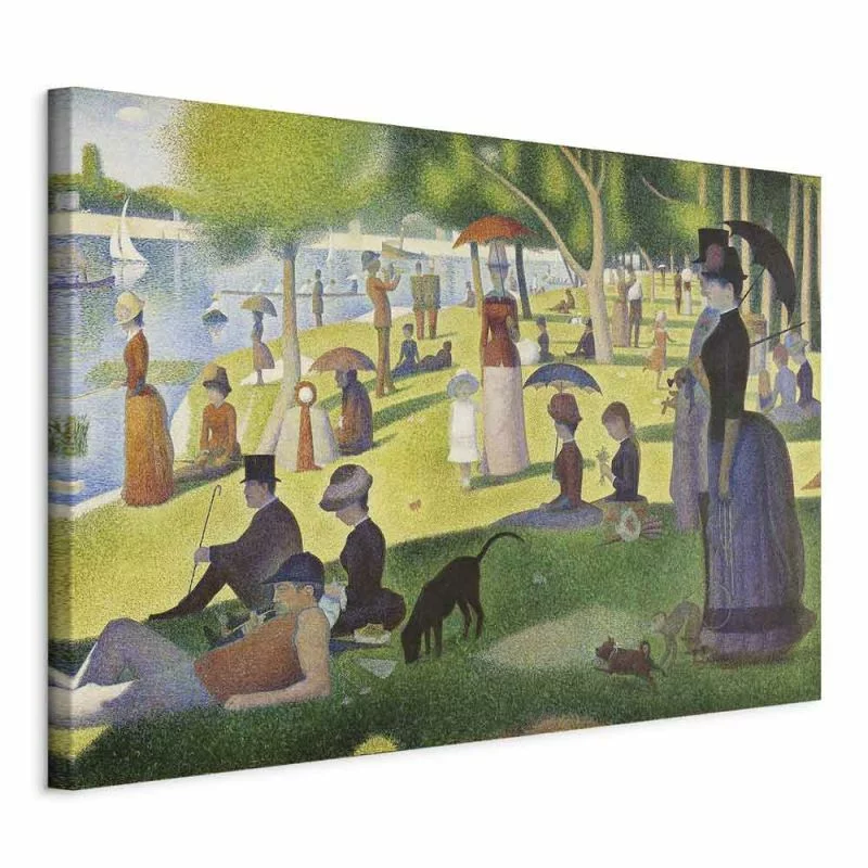 Obraz - Georges Seurat – Niedzielne popołudnie na wyspie Grande Jatte - obrazek 1