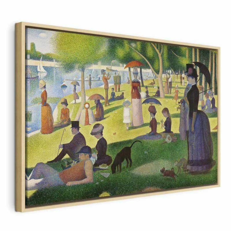 Obraz - Georges Seurat – Niedzielne popołudnie na wyspie Grande Jatte - obrazek 1