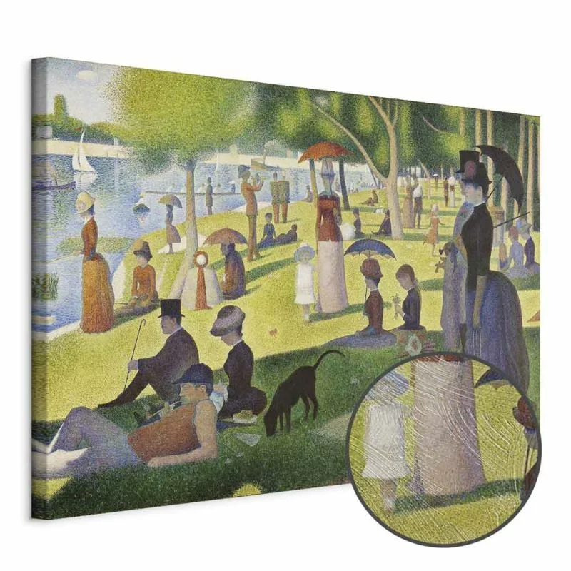 Obraz - Georges Seurat – Niedzielne popołudnie na wyspie Grande Jatte - obrazek 1
