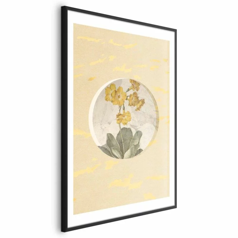 Plakat - Kwiat w kole - obrazek 1