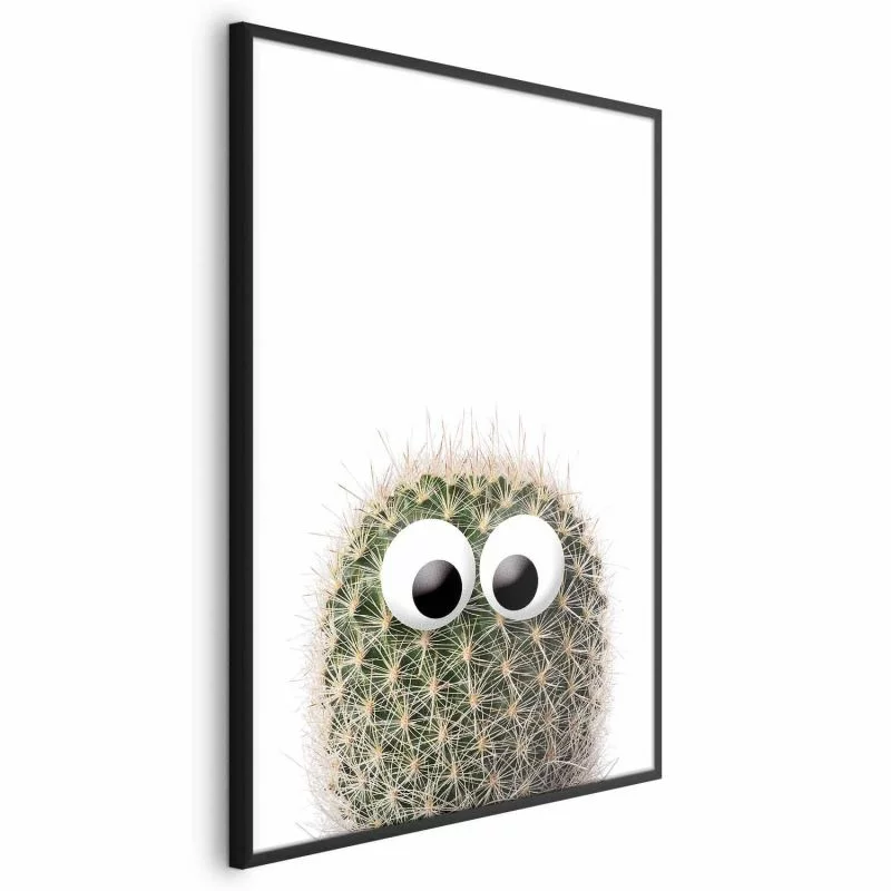 Plakat - Kaktus z oczami - obrazek 1