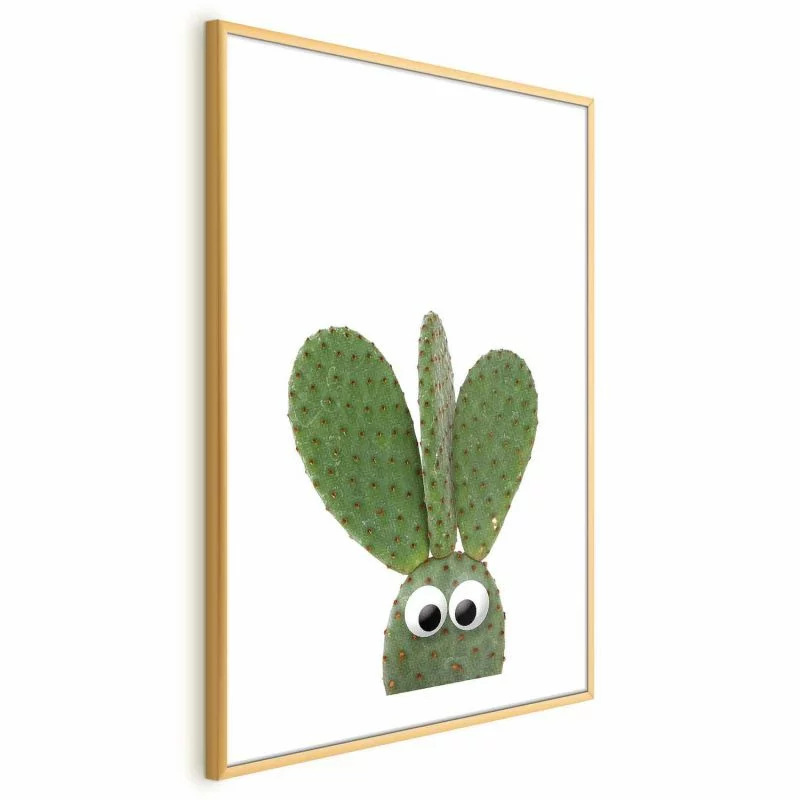 Plakat - Uszaty kaktus - obrazek 1