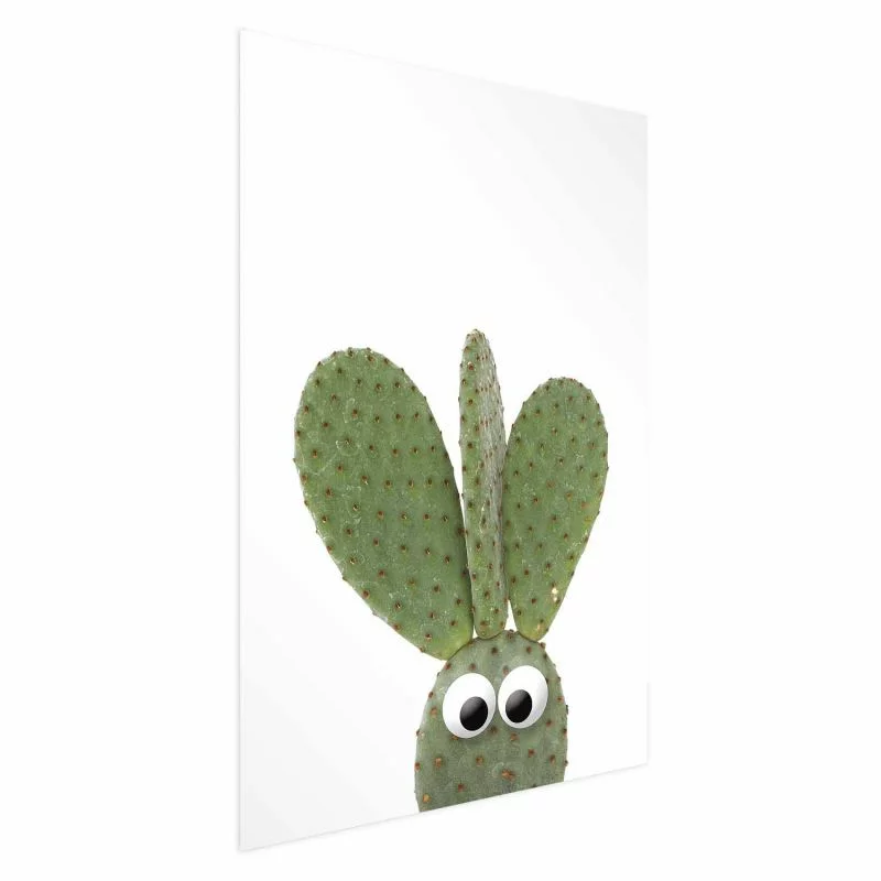 Plakat - Uszaty kaktus - obrazek 1