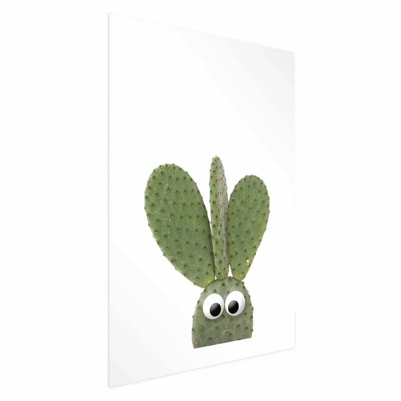Plakat - Uszaty kaktus - obrazek 1