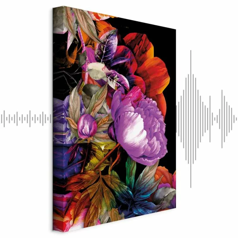 Obraz - Natura w kolorach lata (1-częściowy) - kwiatowy ogród inspiracji - obrazek 1