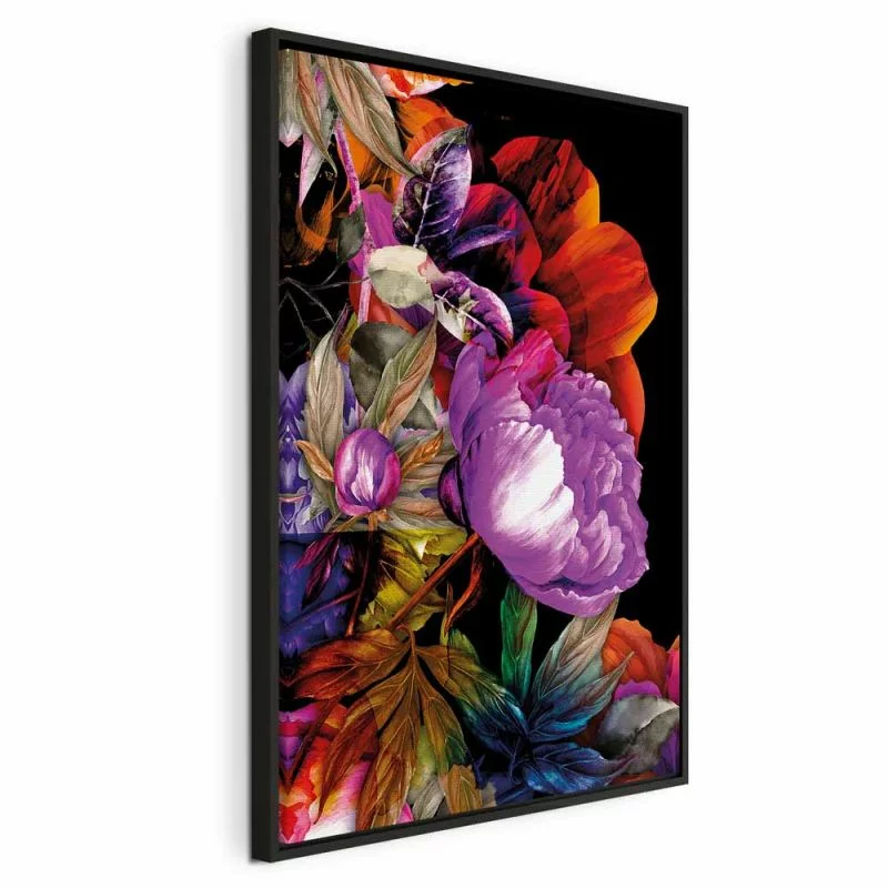 Obraz - Natura w kolorach lata (1-częściowy) - kwiatowy ogród inspiracji - obrazek 1