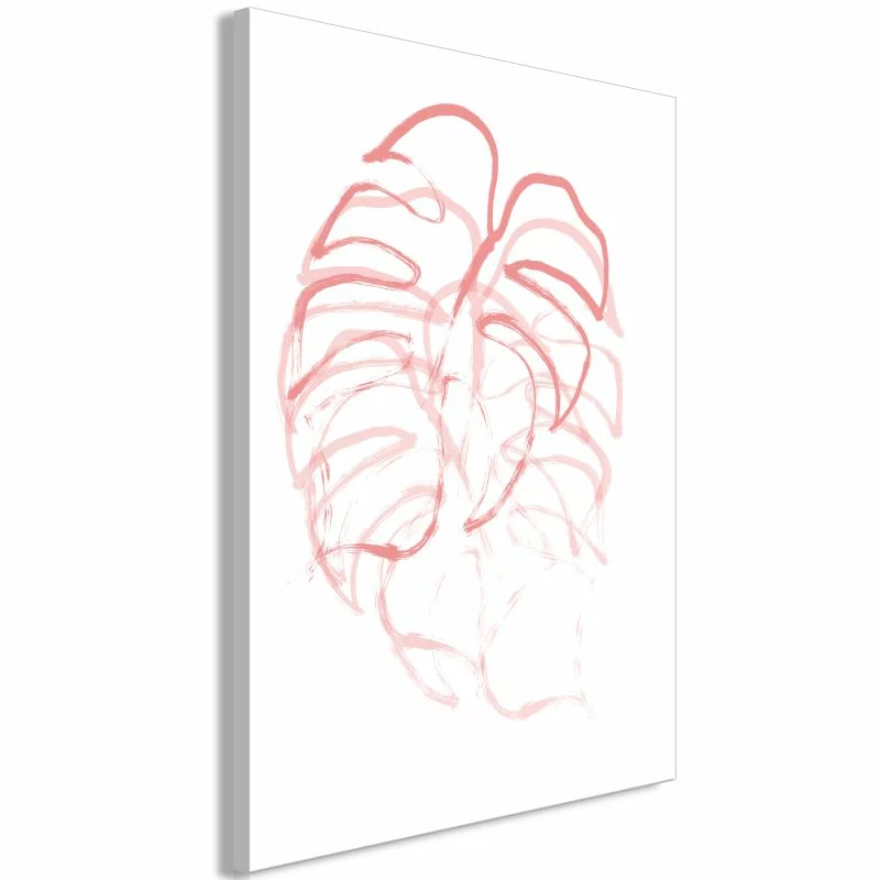 Obraz - Monstera w ruchu (1-częściowy) pionowy - obrazek 1
