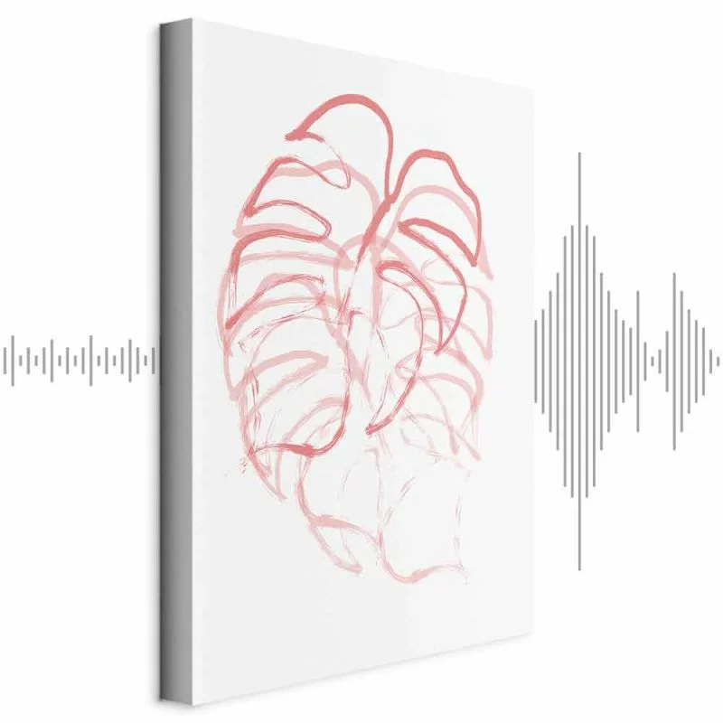 Obraz - Monstera w ruchu (1-częściowy) pionowy - obrazek 1