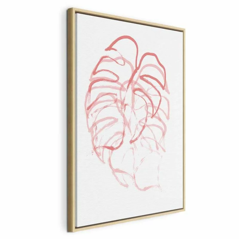 Obraz - Monstera w ruchu (1-częściowy) pionowy - obrazek 1