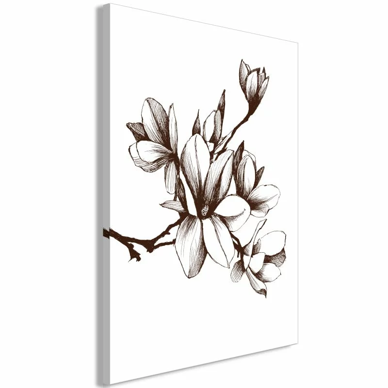 Obraz - Renesansowe magnolie (1-częściowy) pionowy - obrazek 1