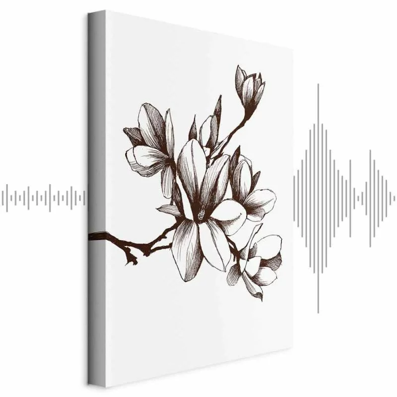 Obraz - Renesansowe magnolie (1-częściowy) pionowy - obrazek 1