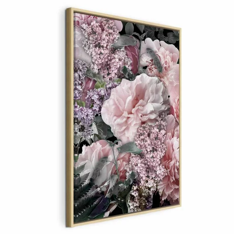 Obraz - Wśród kwiatów (1-częściowy) - rozkwitające rośliny w kolorach natury - obrazek 1