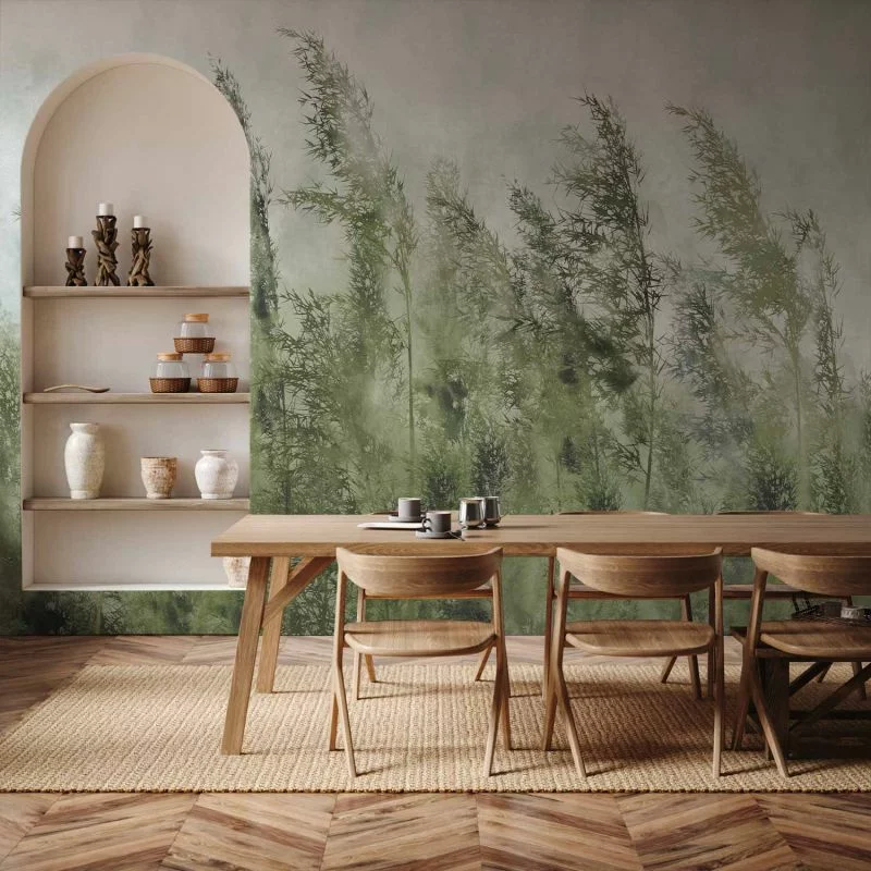 Fototapeta - Wysokie trawy - zielony - obrazek 1