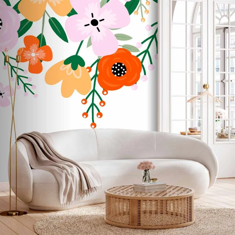Fototapeta - Kolorowy rozkwit - pierwszy wariant - obrazek 1