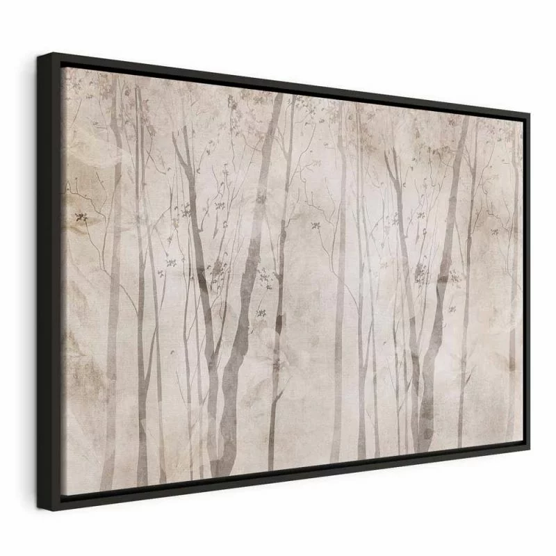 Obraz - Beżowy las myśli (1-częściowy) szeroki - obrazek 1