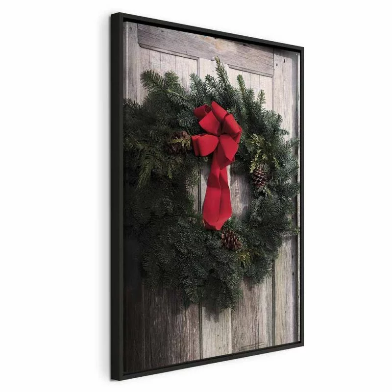 Obraz - Świąteczny wieniec (1-częściowy) pionowy - obrazek 1