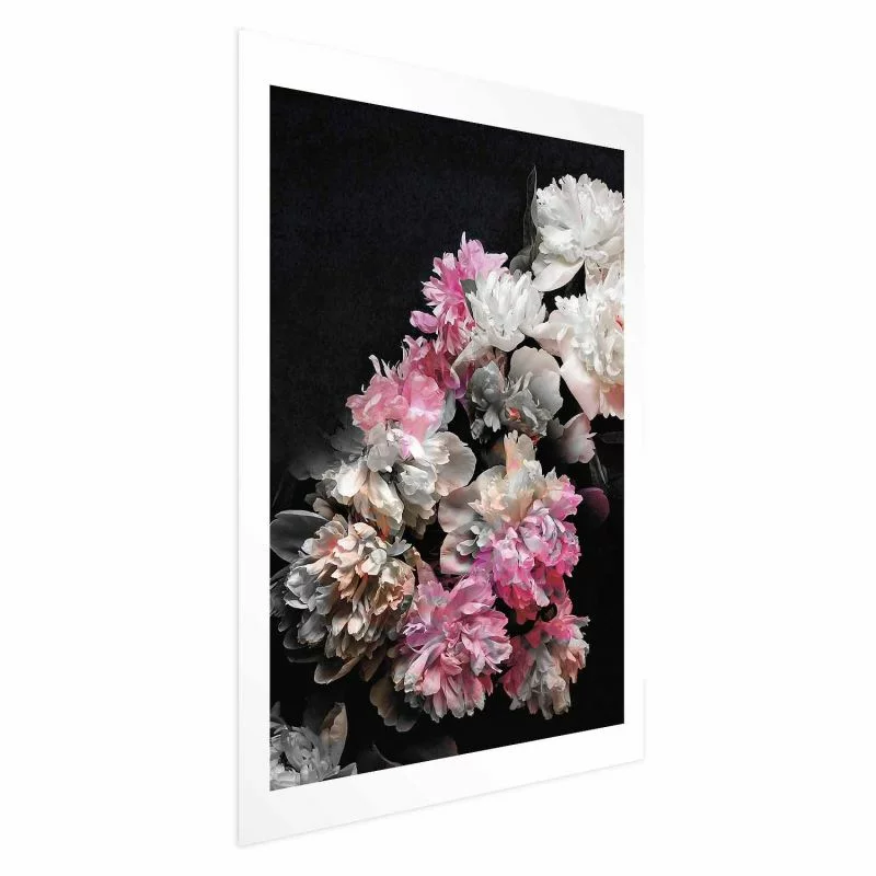 Plakat - Bukiet w mroku - obrazek 1