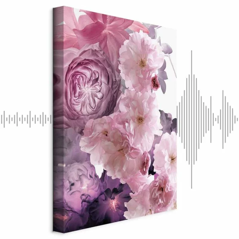 Obraz - Ogród kwiatowych zapachów (1-częściowy) - natura w różowym odcieniu - obrazek 1