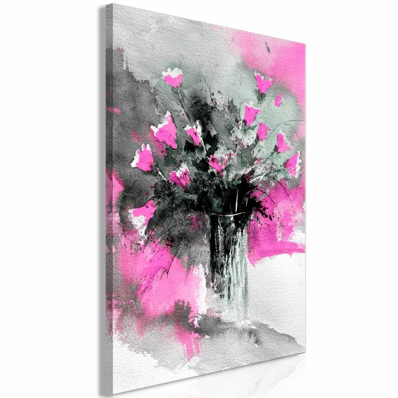 Obraz - Bukiet kolorów (1-częściowy) pionowy różowy - obrazek 1