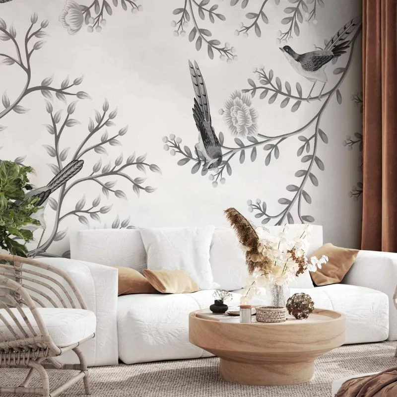 Fototapeta - Ptaki w ogrodzie - trzeci wariant - obrazek 1