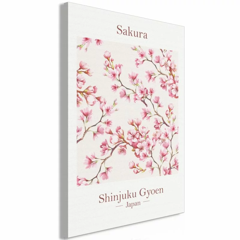 Obraz - Sakura (1-częściowy) pionowy - obrazek 1