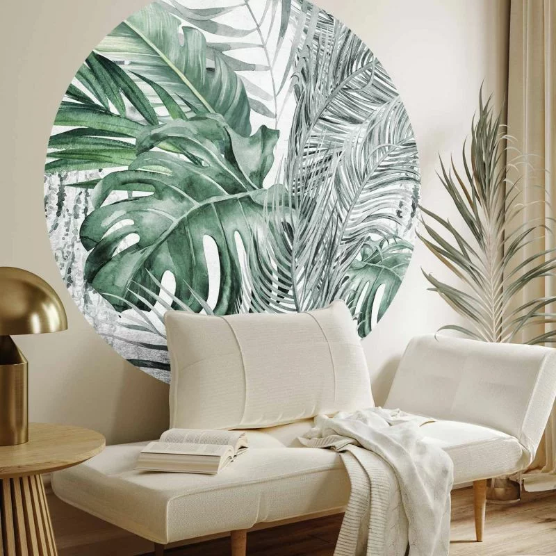 Fototapeta okrągła - Gęsta dżungla - obrazek 1