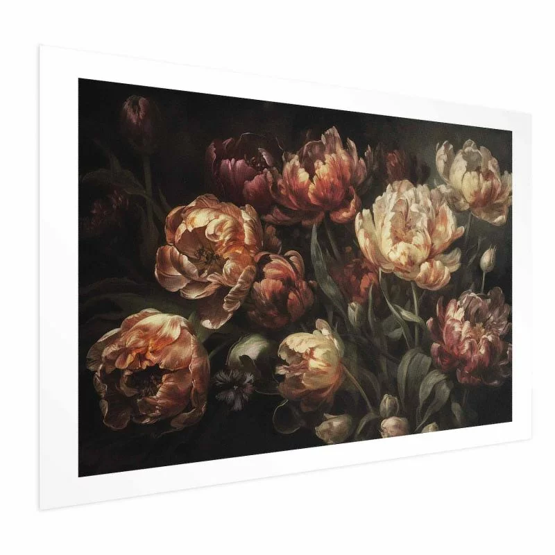 Plakat - Kwitnące tulipany - obrazek 1