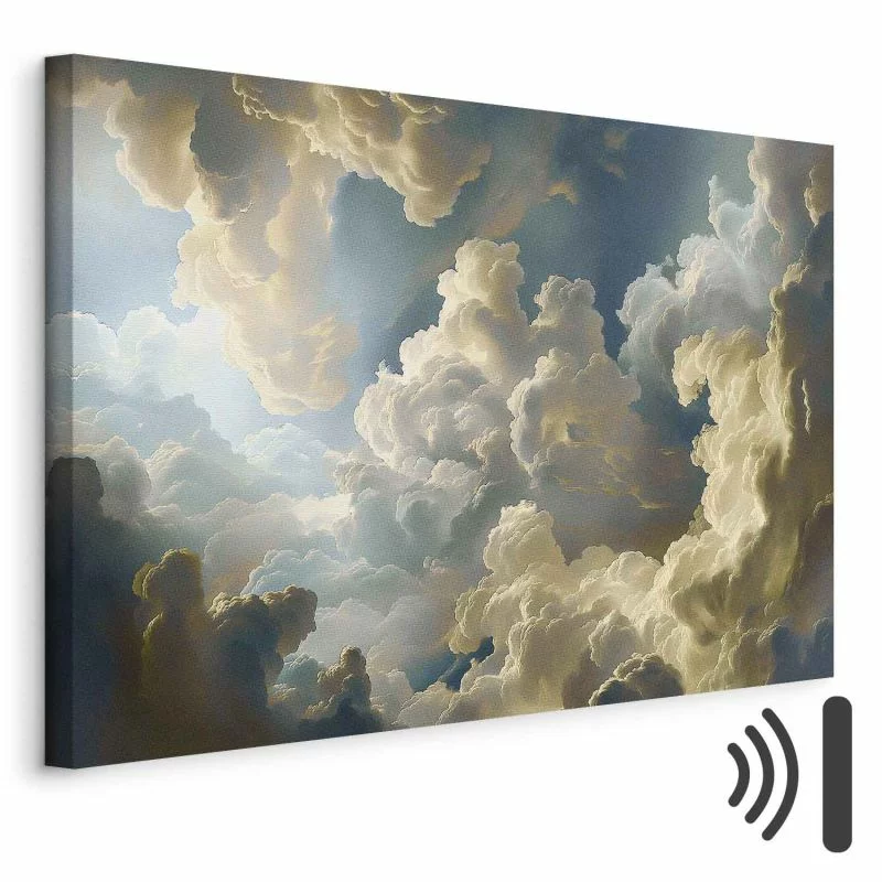 Obraz - Słońce i cienie: Teatralny pokaz przyrody wysoko nad ziemią - obrazek 1