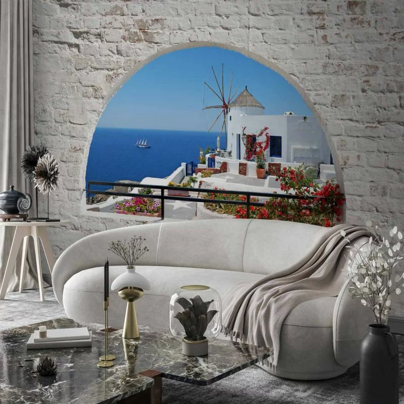 Fototapeta - Lato na Santorini - obrazek 1