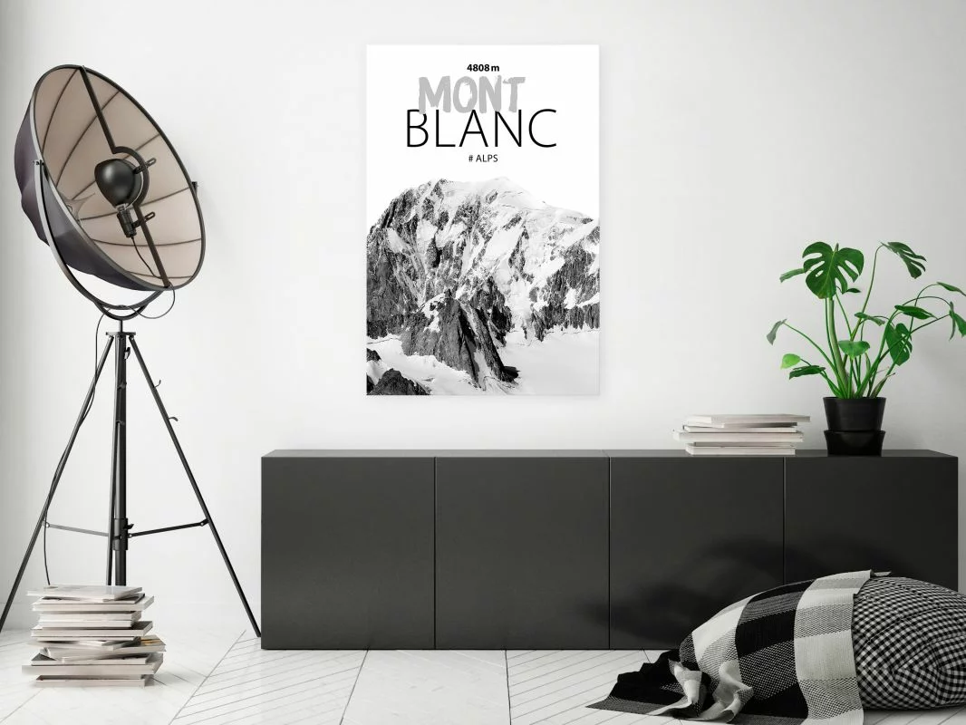 Obraz - Mont Blanc (1-częściowy) pionowy - obrazek 1