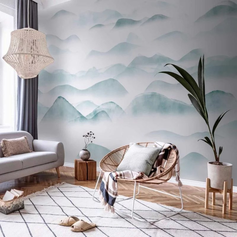 Fototapeta - Góry we mgle - obrazek 1