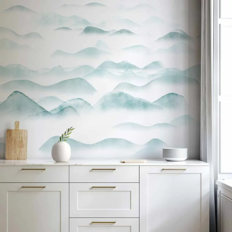 Fototapeta - Góry we mgle - obrazek 1