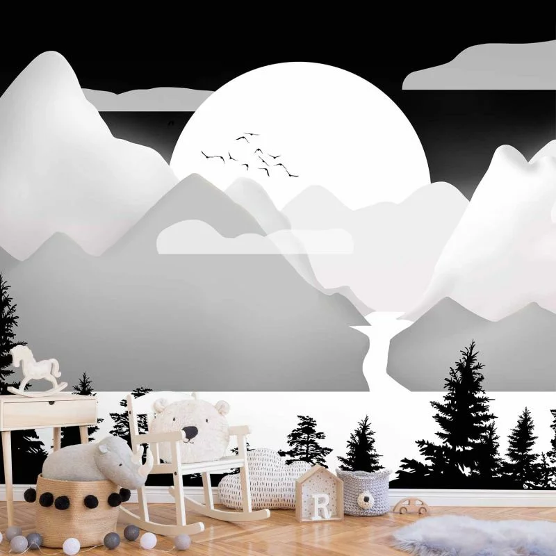 Fototapeta - Krajobraz o zachodzie - drugi wariant - obrazek 1