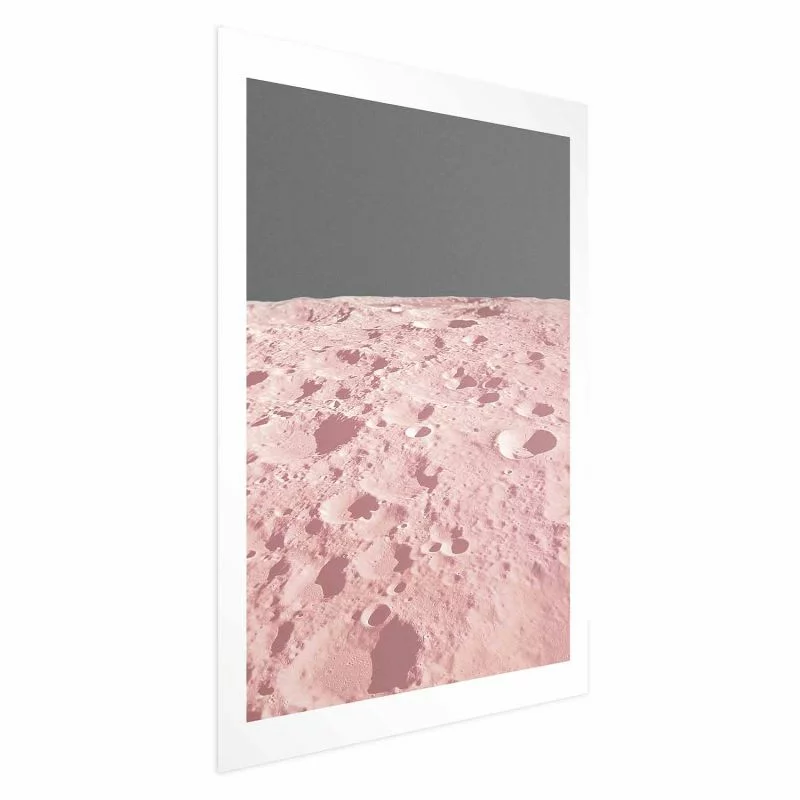 Plakat - Różowy księżyc - obrazek 1