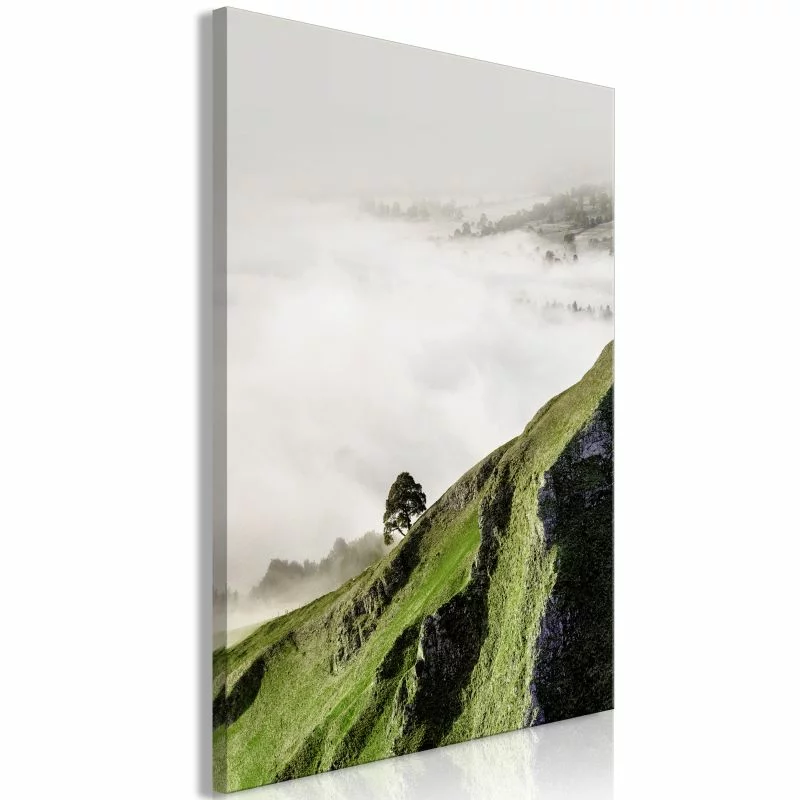 Obraz - Drzewo nad chmurami (1-częściowy) pionowy - obrazek 1